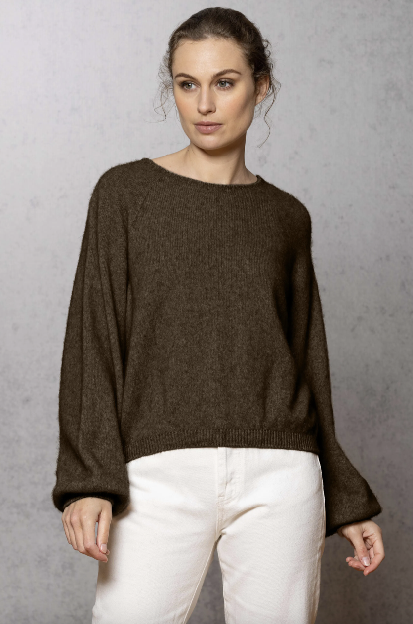Bellow Sleeve Top