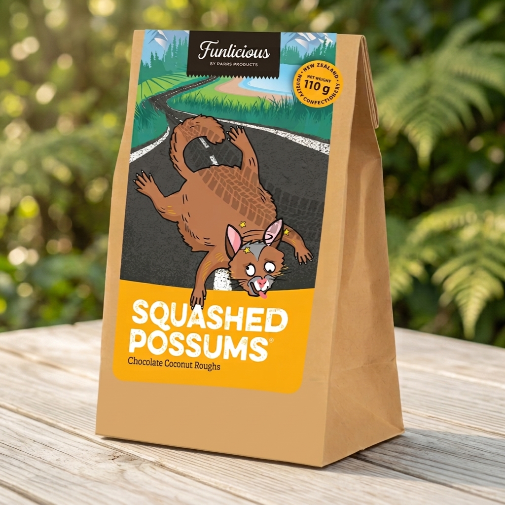 Funlicious Squashed Possums 110G