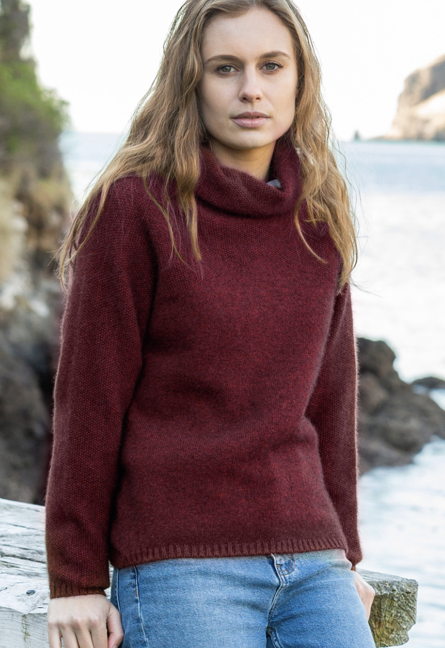 Moss Stitch Cowl