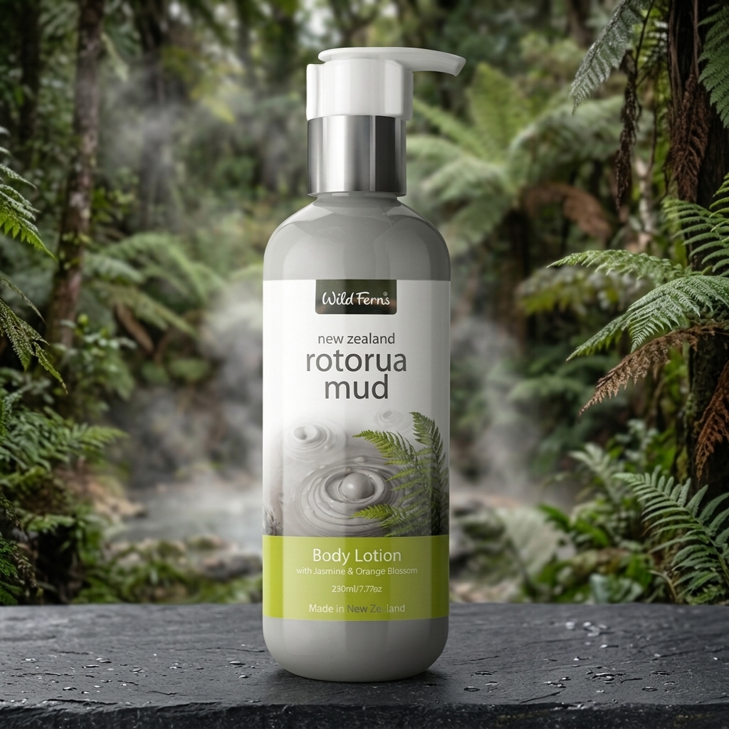 Rotorua Mud Body Lotion with Jasmine & Orange, 230ml