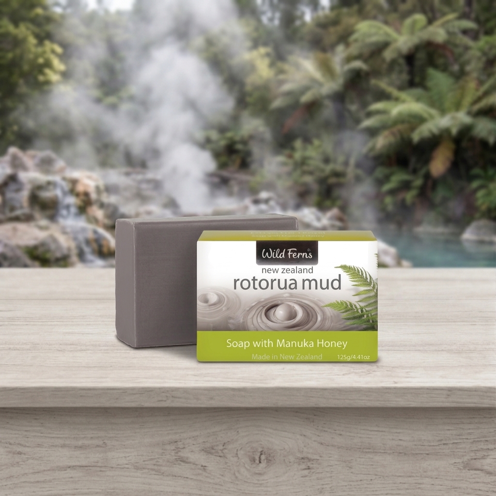 Rotorua Mud Soap with Manuka Honey, 125 g