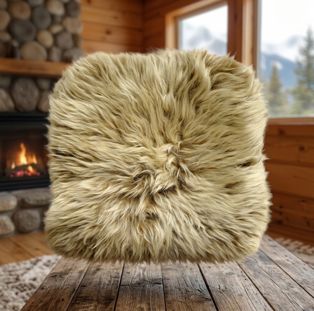 Sheepskin Cushion Cover