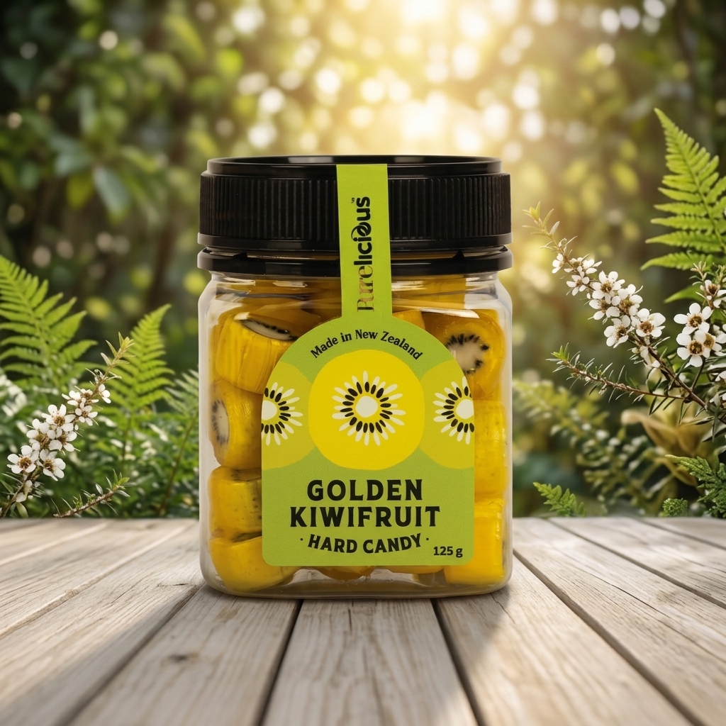 Sweets Jar Gold Kiwifruit 125g