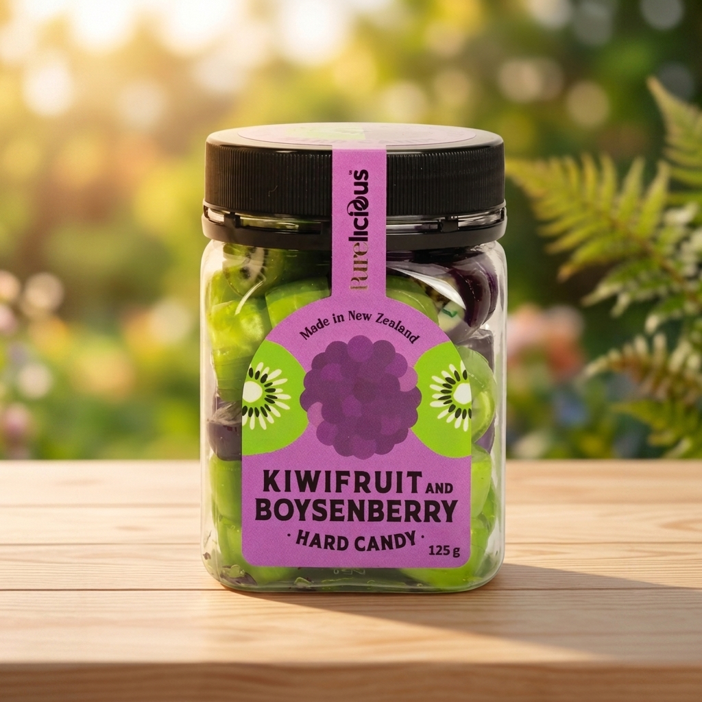 Sweets Jar Kiwifruit & Boysenberry 125g